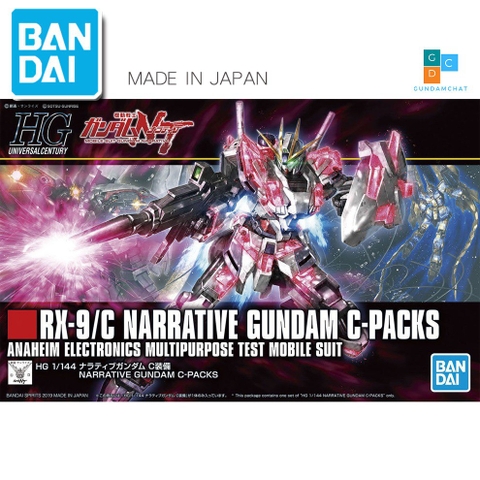 Mô Hình Lắp Ráp Gundam Bandai HG UC Narrative C-Packs - GDC 4573102567604