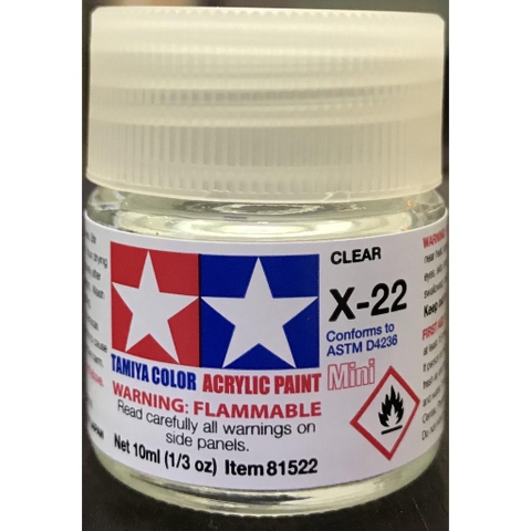 Sơn Acrylic (X21-X35) Tamiya Gốc Nước 10ml - GDC