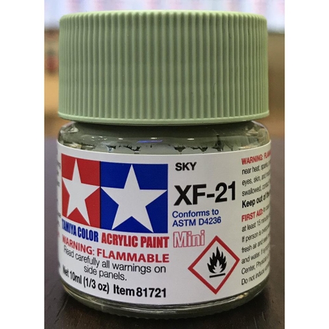 Sơn Acrylic (XF21-XF-60) Tamiya Gốc Nước 10ml - GDC