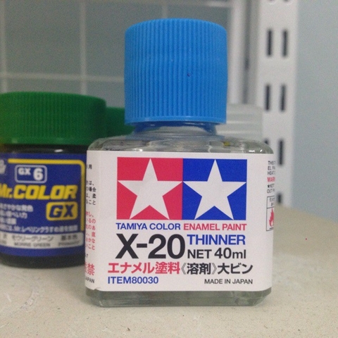 Dung dịch pha sơn gốc dầu thinner Enamel X20 Tamiya 10ml-40ml 80030