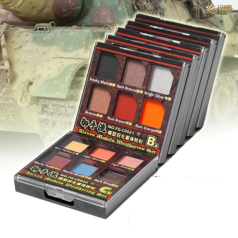 Alexen Weathering Set A B C D- Màu tạo hiệu ứng thời tiết mô hình