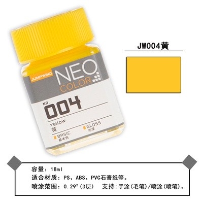 [Màu cơ bản] Sơn Neo Color Jumpwind JW001 - JW024 - Sơn Mô Hình