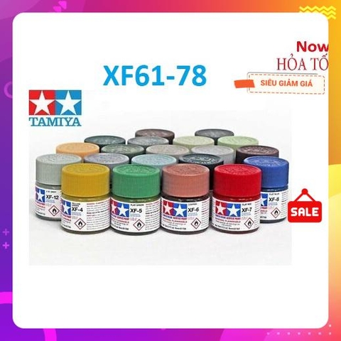 Sơn Acrylic (XF61-XF78) Tamiya Gốc nước 10ml  - GDC