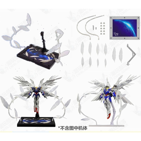 Bộ combo 3 món cánh effect đế cho MG Wing Zero