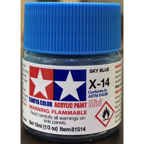 Sơn Acrylic X1-X20A Tamiya Sơn gốc nước 10ml - GDC