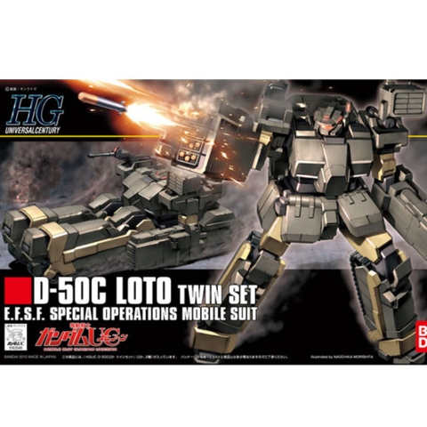 Mô hình Gundam HG UC D-50C Loto Twin Set Bandai 4573102591623