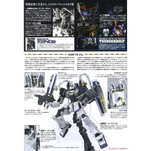 Mô hình lắp ráp  HG 1/144 GM [GUNDAM THUNDERBOLT Ver.] Bandai