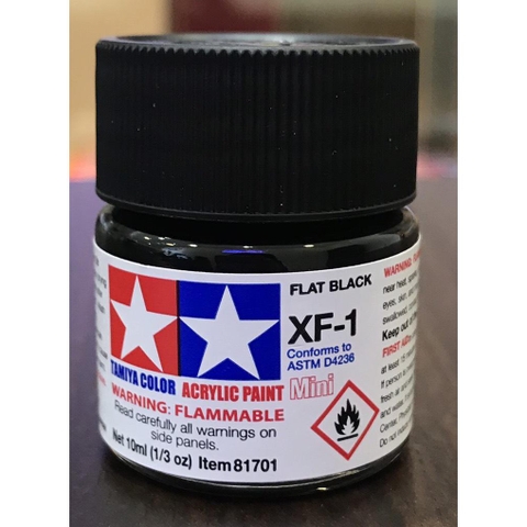 Sơn Acrylic XF1-XF20 Tamiya Gốc nước 10ml - GDC