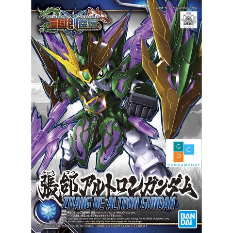 Mô Hình Gundam SD Tam Quốc 14 Zhang He Altron Trương Cáp - GDC 4573102578204