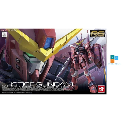 Mô hình lắp ráp Gundam RG Justice ZGMF-X09A Bandai - GDC 4573102616159