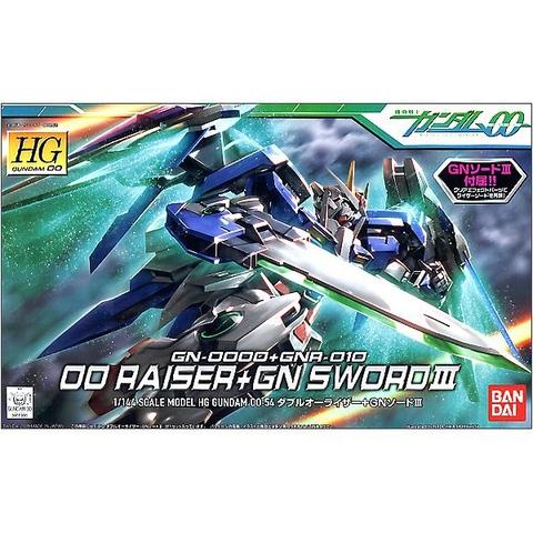 Mô Hình Lắp Ráp HG 00 Raiser + GN Sword III Bandai - GDC 4573102573834