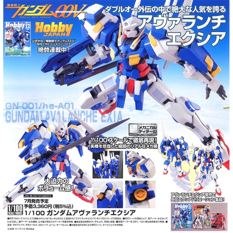 Mô hình Gundam GN-001/hs-A01 Gundam Avalanche Exia 1/100 Bandai