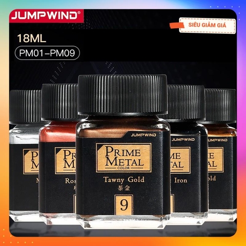 Sơn màu kim loại cao cấp PM01-PM09 Prime Metal Color Jumpwind - Sơn Mô Hình Metallic