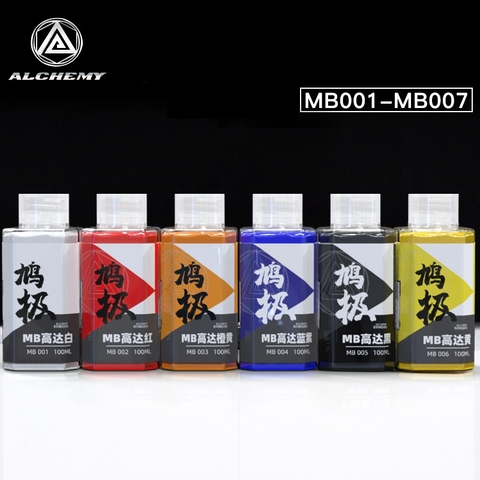 Sơn gốc dầu seri màu Gundam MB001-MB007 50ml-100ml Alchemy không pha loãng - Sơn mô hình