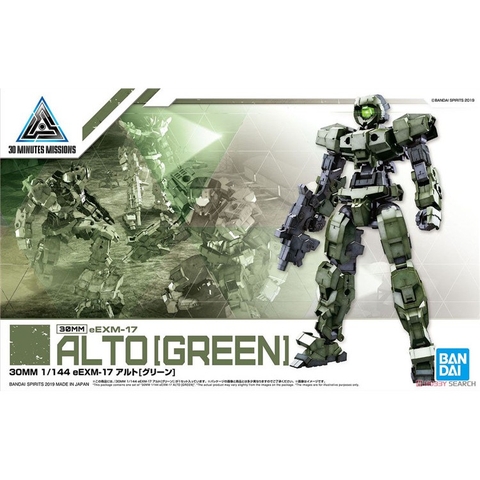 Mô hình lắp ráp 30MM eEXM-17 Alto [Green] Bandai