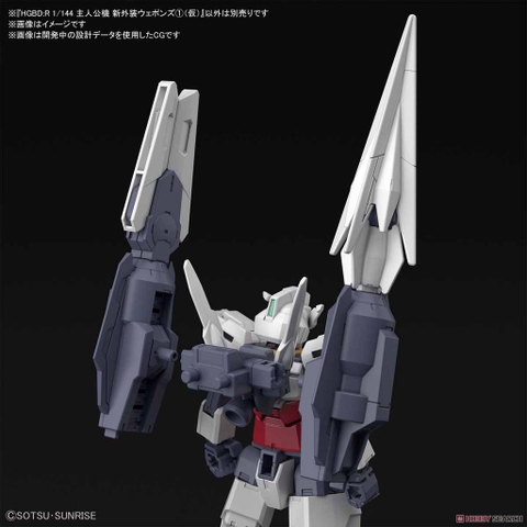 Mô hình lắp ráp bộ phụ kiện HG Saturnix Weapons (HGBD:R) Bandai 4573102602428