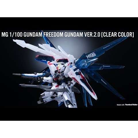 Mô Hình Lắp Ráp Gundam MG Freedom 2.0 Clear Color The Gundam Base - GDC