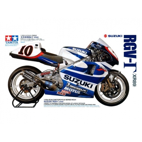 Mô hình lắp ráp xe mô tô 1/12 SCALE SUZUKI RGV-Γ (XR89) TAMIYA 14081 - GDC