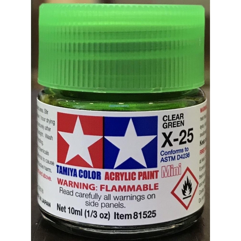 Sơn Acrylic (X21-X35) Tamiya Gốc Nước 10ml - GDC