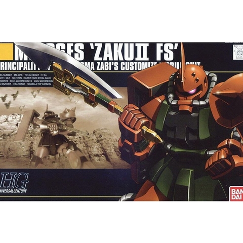 Mô hình Gundam HG UC MS-06FS Zaku II Garma Custom Bandai