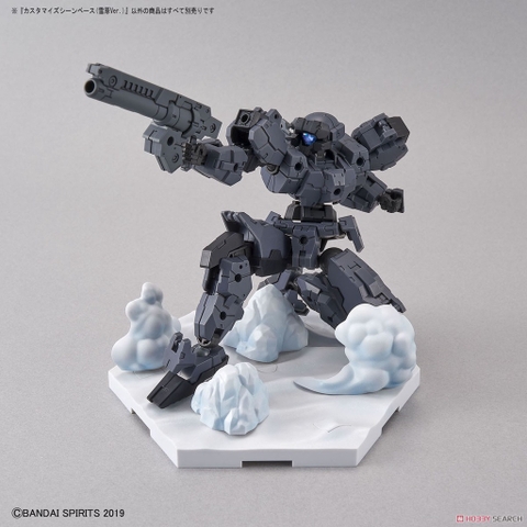 Mô hình lắp ráp giá đỡ trưng bày CUSTOMIZE SCENE BASE (SNOWFIELD Ver.) 03 Bandai 4573102595508