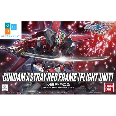 Mô hình HG 1/144 GUNDAM ASTRAY RED FRAME (FLIGHT UNIT) - GDC
