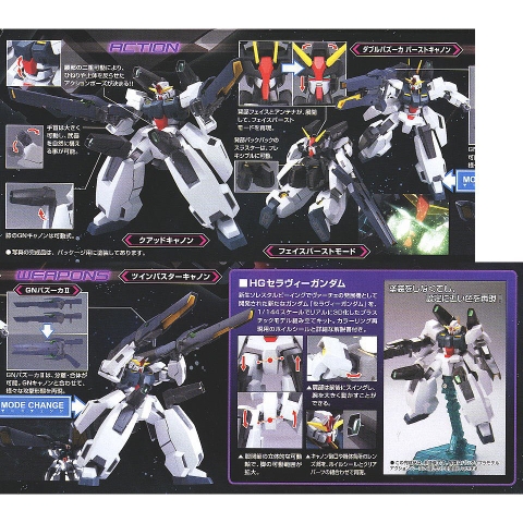 Mo hình HG GN-008 Seravee Gundam Bandai