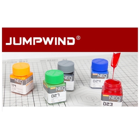 [Màu cơ bản] Sơn Neo Color Jumpwind JW001 - JW024 - Sơn Mô Hình