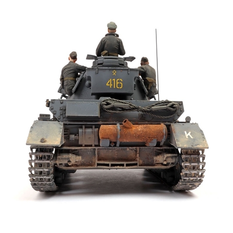 Mô hình lắp ráp xe tăng quân sự Đức 1/35 SCALE GERMAN TANK PANZERKAMPFWAGEN IV Ausf.F 35374 Tamiya