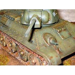 Mô Hình Lắp Ráp Xe Tăng Quân Sự Nga RUSSIAN T34/76 1943 TANK 35059 - GDC