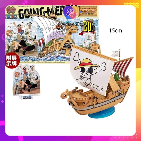 Mô hình lắp ráp Grand Ship Collection One Piece Going merry 20th Anniversary Model Kit