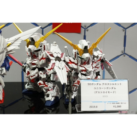 Mô hình lắp ráp SD CS Unicorn Gundam Destroy Mode Bandai - GDC