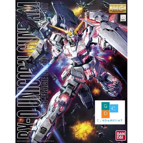 Mô hình hình lắp ráp MG RX-0 Unicorn Gundam Bandai - Mô hình GDC 4573102616081 4543112620538