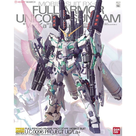 Mô Hình Lắp Ráp MG 1: 100 RX-0 FULL ARMOR UNICORN GUNDAM VER.KA Bandai 4573102615893