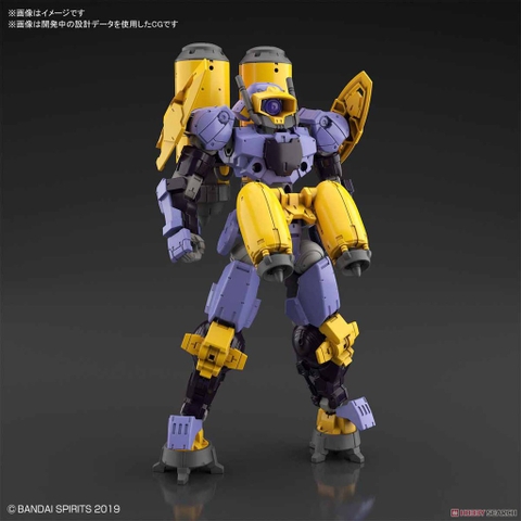 Mô Hình Lắp Ráp 30MM bEXM-15 Portanova Marine Type Purple Bandai 4573102590206