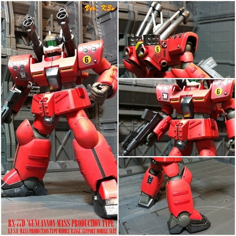 Mô hình HG UC RX-77D GunCannon Mass Production Type Bandai