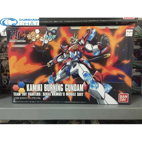 Mô Hình Lắp Ráp HG Kamiki Burning Gundam Bandai 4573102577214 - Siêu Mô Hình
