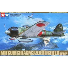 Mô hình lắp ráp máy bay quân sự 1/48 SCALE A6M3 type 32 Zero fighter 61025 TAMIYA - mô hình trưng bày, sa bàn
