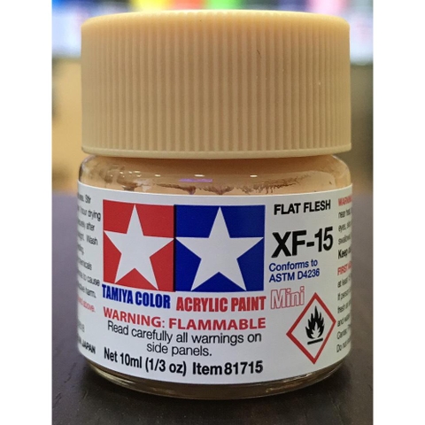 Sơn Acrylic XF1-XF20 Tamiya Gốc nước 10ml - GDC