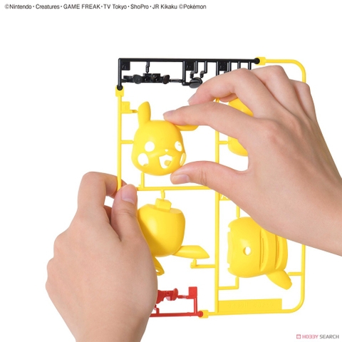 Bandai mô hình Pokemon PLAMO COLLECTION QUICK!! 01 Pikachu 4573102607713