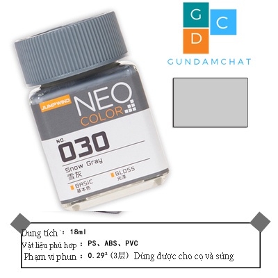 Sơn gốc dầu màu cơ bản Neo Color Jumpwind JW025-JW038 - Sơn Mô Hình