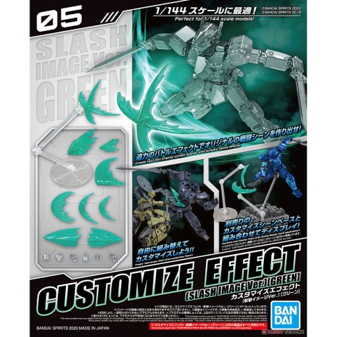 Mô hình lắp ráp Customize Effect (Slash Image Ver.) [Green] (Plastic model) Bandai