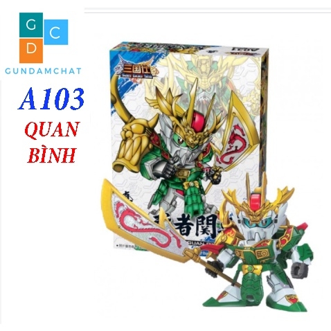 Mô hình lắp răp SD gundam Tam Quốc Tướng Thục Triệu Vân Lưu Bị Quan Vũ Trương Phi Khổng Minh Mã Siêu Lưu Bang