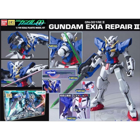 Mô hình lắp ráp Gundam HG Exia Repair 2 Bandai - Mô hình GDC 4573102557339