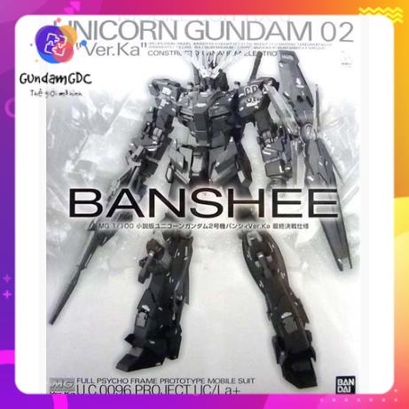Mô hình lắp ráp MG Unicorn Banshee Ver Ka Final Battle Color P-Bandai 1/100 4543112762849
