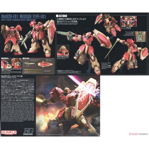 Mô hình lắp ráp HG UC Messer Type F01 Bandai