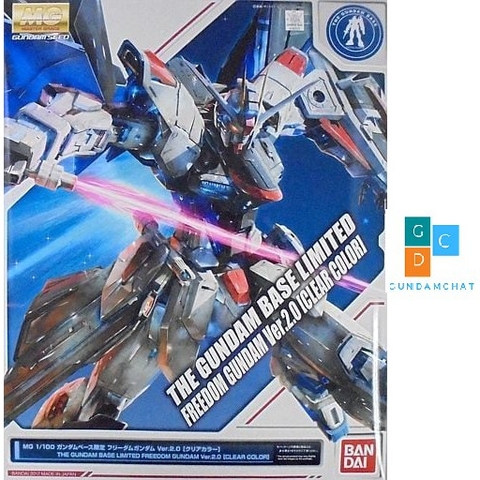 Mô Hình Lắp Ráp Gundam MG Freedom 2.0 Clear Color The Gundam Base - GDC