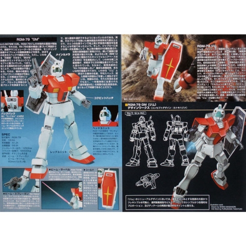 Mô hình lắp ráp HGUC 1/144 RGM-79 GM 020 Bandai 4573102592484