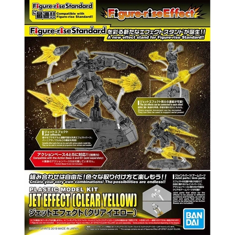 Phụ kiện lắp ráp Figure-rise Effect Jet Effect ( Clear Yellow ) Bandai