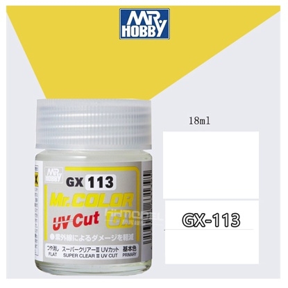 Sơn phủ bảo vệ hiệu ứng bóng/mờ topcoat chống xước GX SUPER CLEAR III UV CUT GX100 112 113 114 Mr hobby - Sơn Mô Hình